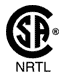 csa适用美国的NRTL标志